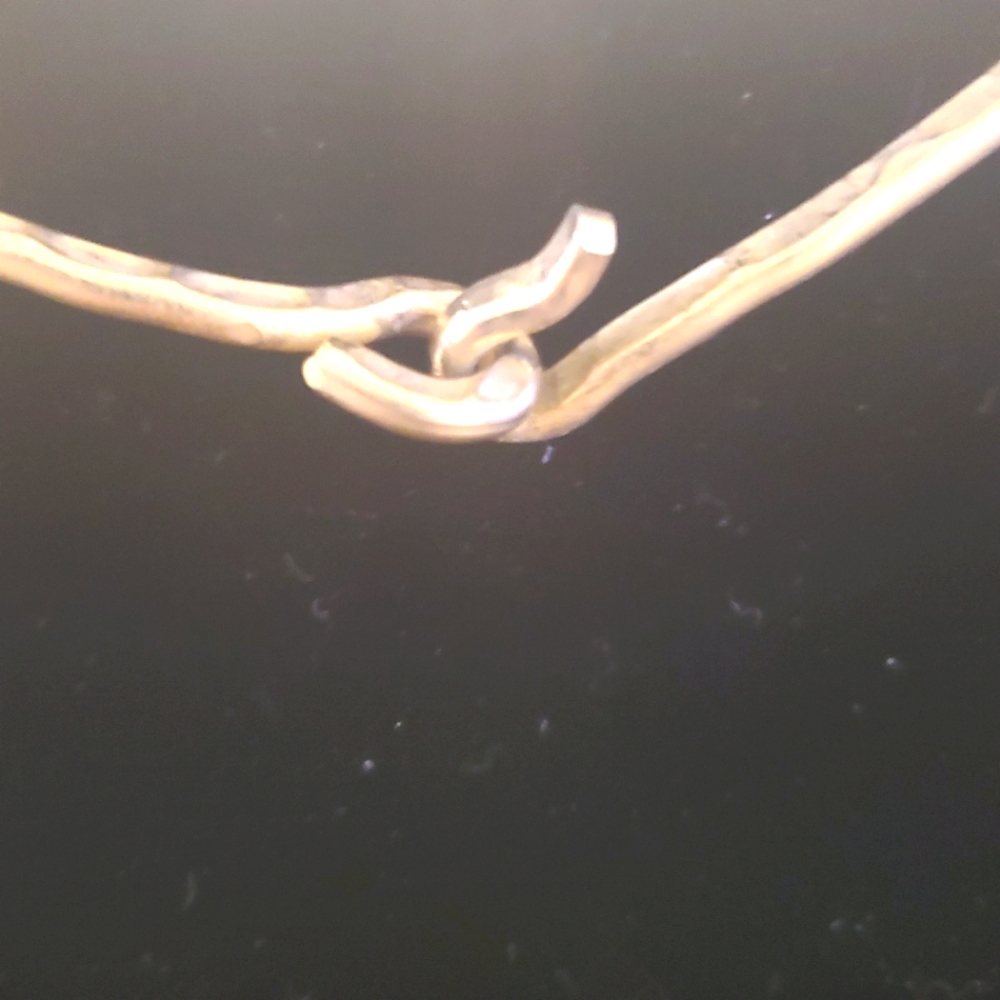 Rafael Canada Brass Double Pendant Choker Necklace - Picture 5 of 6